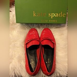 Kate Spade patent leather loafers